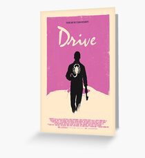 Drive (2011) Custom Poster Greeting Card