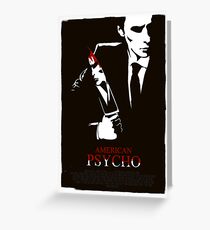 American Psycho (2000) Custom Poster Greeting Card