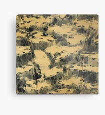 Water Camouflage Metal Print