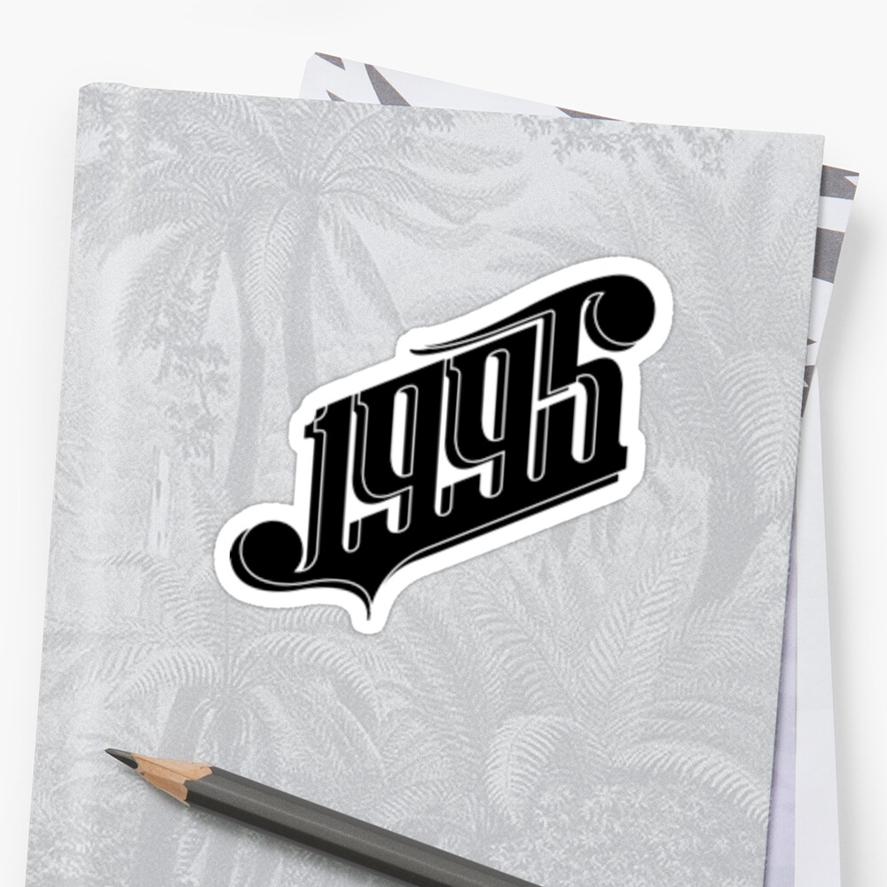 « 1995 rap francais autocollant », Stickers par iNomis | Redbubble