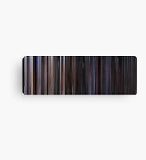 Moviebarcode: Star Wars: Episode IV - A New Hope (1977) Canvas Print