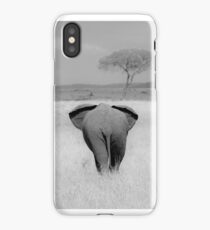 Elephant, rear view iPhone Case