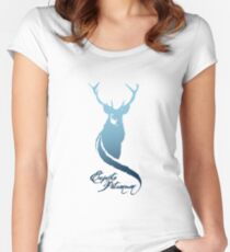 Expecto Patronum! (Stag) Women's Fitted Scoop T-Shirt