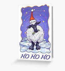 Sheep Christmas Card Greeting Card