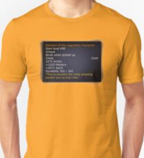 Rainment of The Legendary Character Unisex T-Shirt