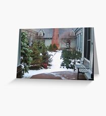 Winter Garden Greeting Card