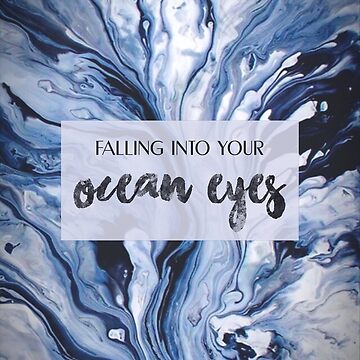 Billie Eilish Ocean Eyes Vinyl Record Song Lyric Music Art Print - Song  Lyric Designs