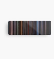Moviebarcode: Star Wars: Complete Saga (1977-2005) Metal Print
