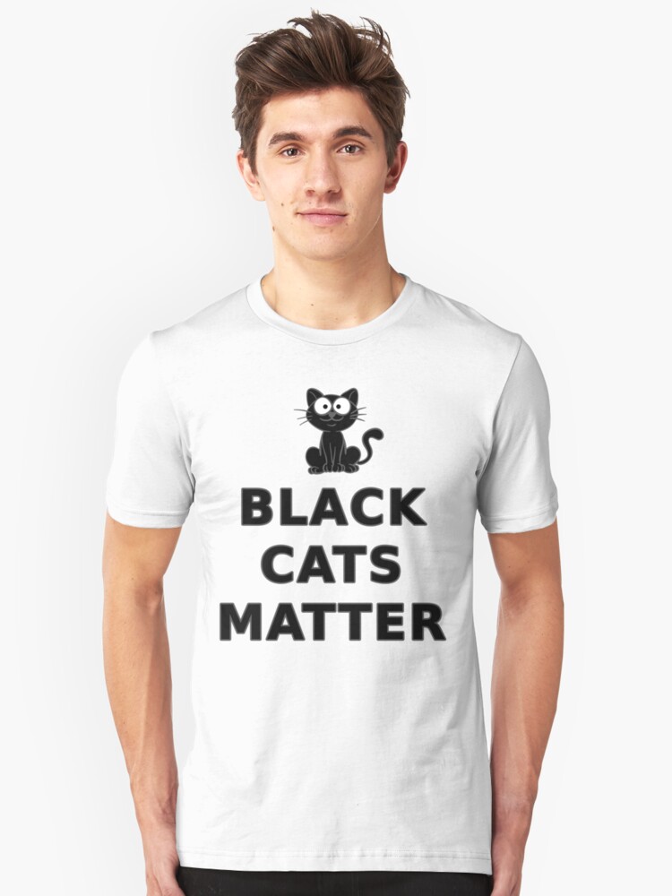 "Black Cats Matter T Shirt" T-Shirt by bitsnbobs | Redbubble