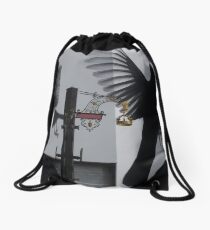Blackbirds In Leicester Square, London (2) Drawstring Bag