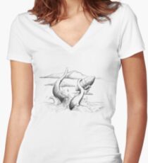 Airships Women's Fitted V-Neck T-Shirt