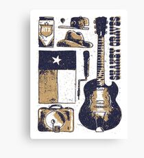 Shakey Graves Poster Canvas Print