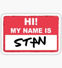 Eminem - Hi My Name Is Stan Sticker