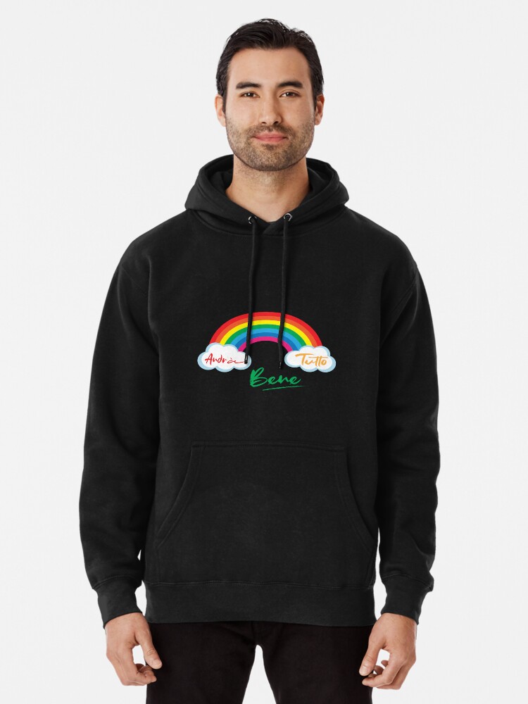 everything will be ok hoodie black