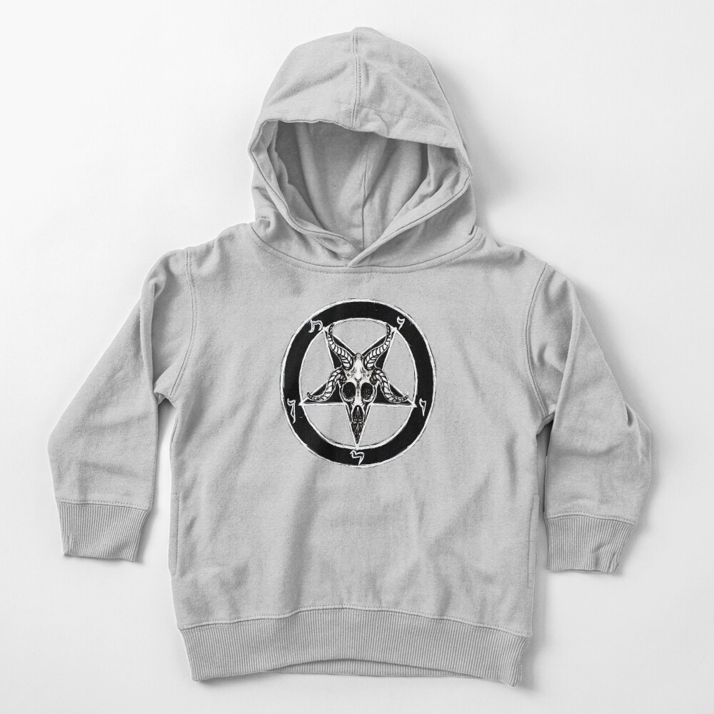 Baphomet Pentagram Toddler Pullover Hoodie