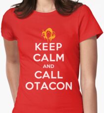 Keep Calm and Call Otacon Women's Fitted T-Shirt