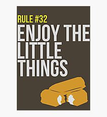Zombie Survival Guide - Rule #32 - Enjoy the Little Things Fotodruck