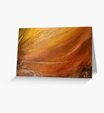 Golden Flows Greeting Card