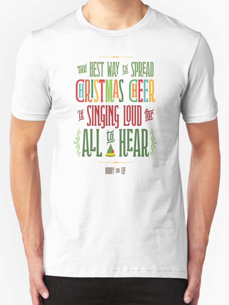 buddy the elf christmas shirts