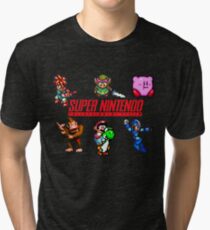 Super Nintendo Tri-blend T-Shirt