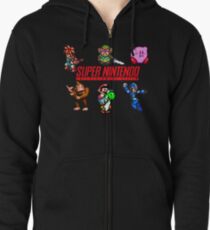 Super Nintendo Zipped Hoodie