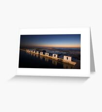 Merewether Ocean Baths at Dawn Greeting Card