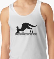 Kangaroo Hates Pushups Tank Top