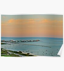 Lake Michigan Colors Poster