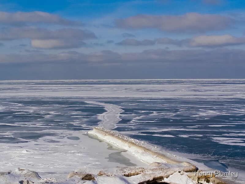 “Lake Erie Frozen Over” by Henry Plumley | Redbubble