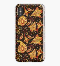 Ethnic black pattern iPhone Case