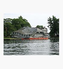 Tired Boathouse Photographic Print