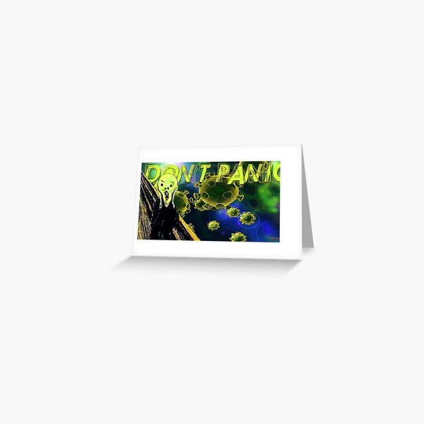 Don't Panic Greeting Card
