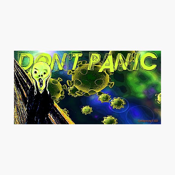 Don't Panic Photographic Print