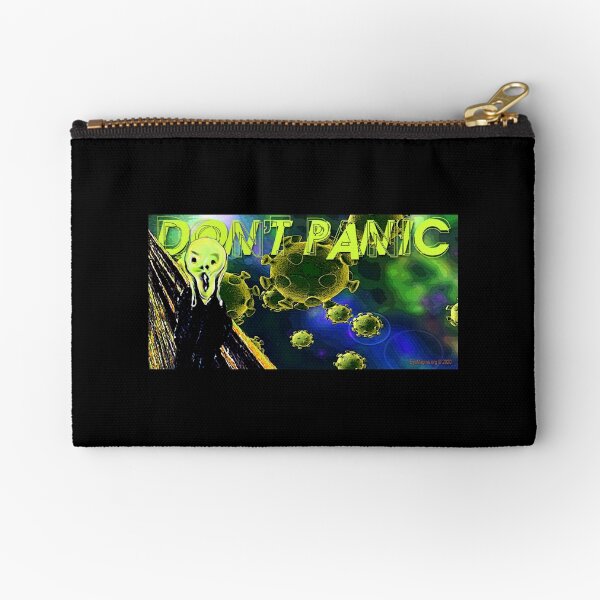 Don't Panic Zipper Pouch