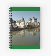 Indres River Reflections, Loches, France 2012 Spiral Notebook