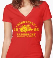 Sunnydale Herbert Women's Fitted V-Neck T-Shirt