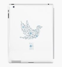 Peace on Earth- Dove Christmas Design iPad Case/Skin