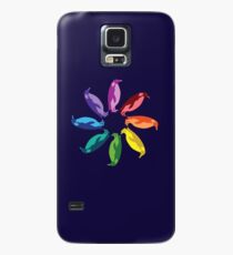 Funda/vinilo para Samsung Galaxy Color: Emperor Penguin Rainbow Pinwheel