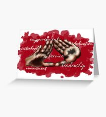 Deltas Greeting Card