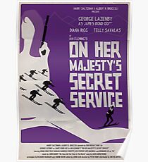 On Her Majesty's Secret Service Poster