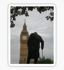 Winston Churchill Statue, London (2) Sticker