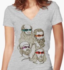 Camiseta entallada de cuello en V TMNT