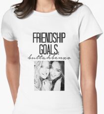 Freundschaftsziele; ButtahBenzo Tailliertes T-Shirt