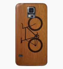 Bike ~ Wood Silhouette Case/Skin for Samsung Galaxy