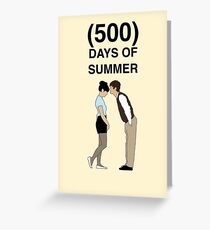 500 DAYS OF SUMMER Greeting Card