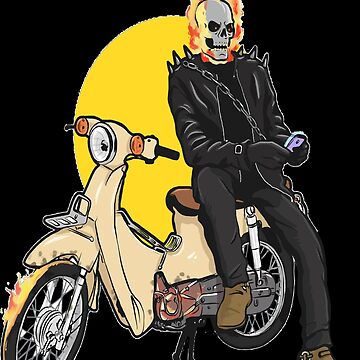 Sticker  Moped Ghostrider, 2,49 €
