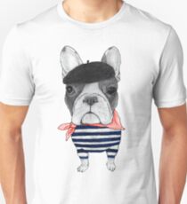Frenchie With Arc de Triomphe Unisex T-Shirt