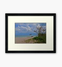 Tranquil Beach Framed Print