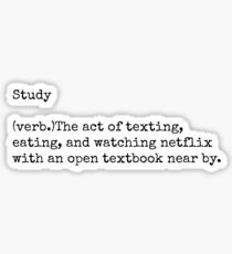 Pegatina Estudiar
