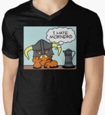 The Lasagnaborn (Cyan Version) Men's V-Neck T-Shirt